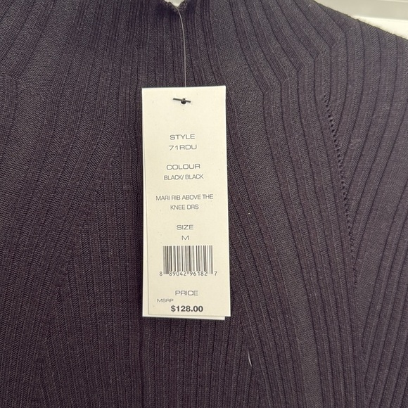 NWT French Connection fit and flare ribbed dress - Picture 3 of 5